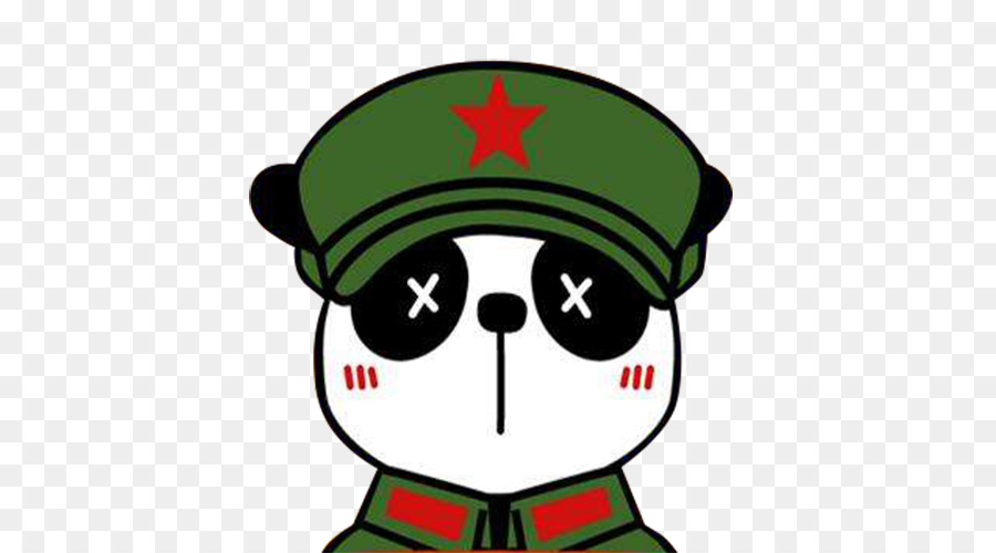 Panda Berseragam Militer，Panda PNG