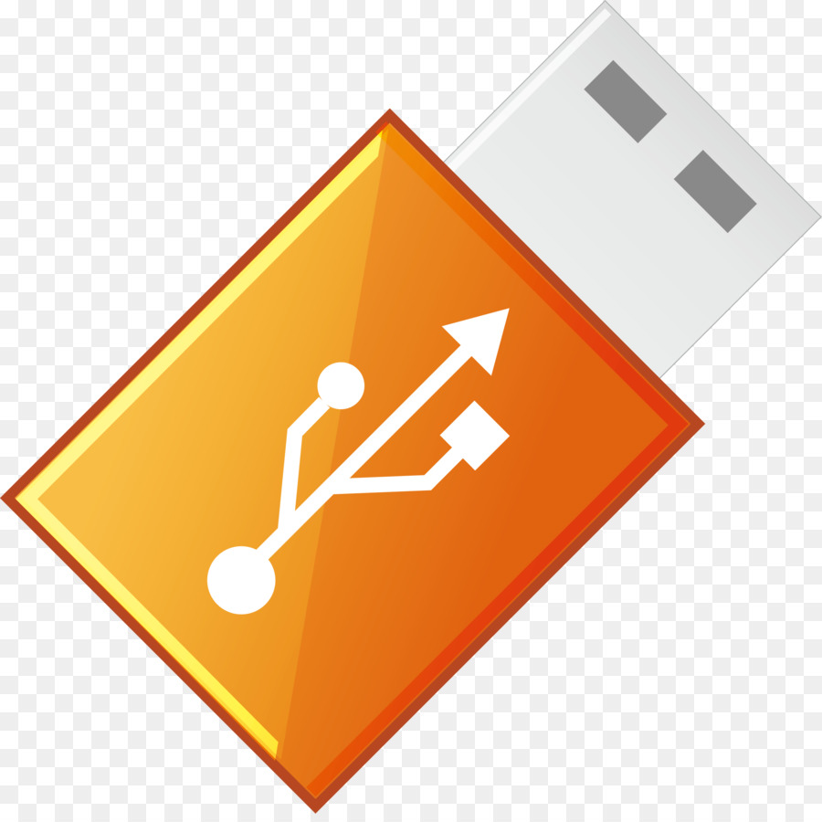 Drive Usb，Oranye PNG