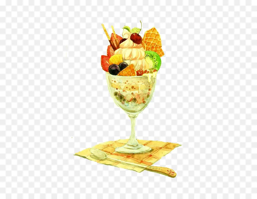 Parfait Buah，Parfait PNG