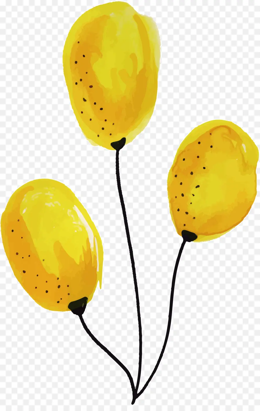 Balon，Kuning PNG