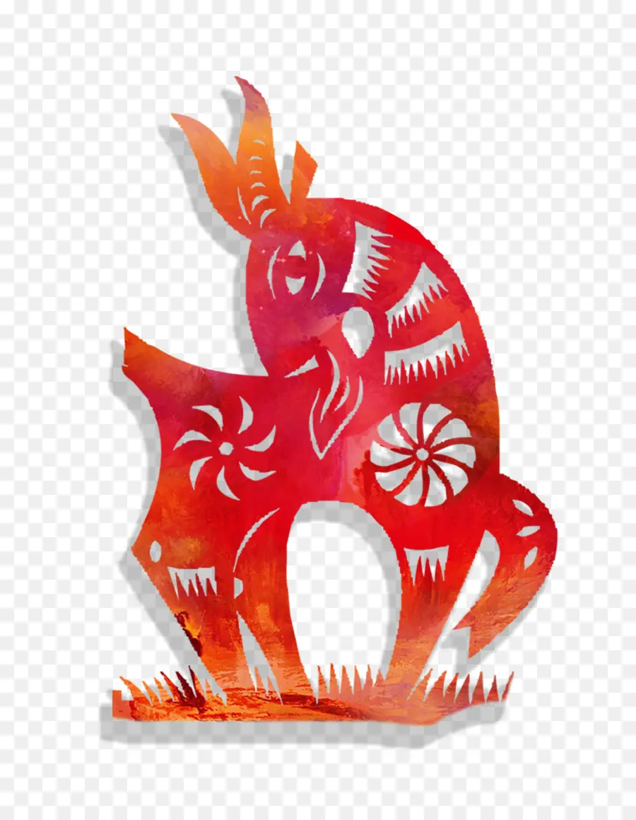 Kambing Merah，Zodiak Cina PNG