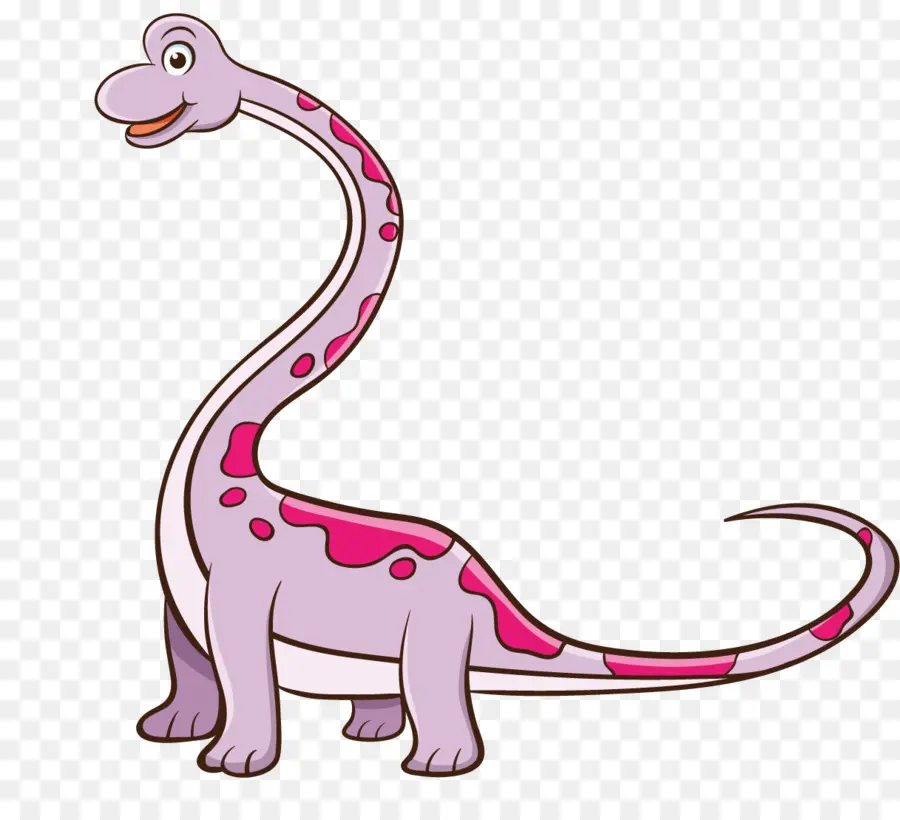 Dinosaurus Merah Muda，Kartun PNG