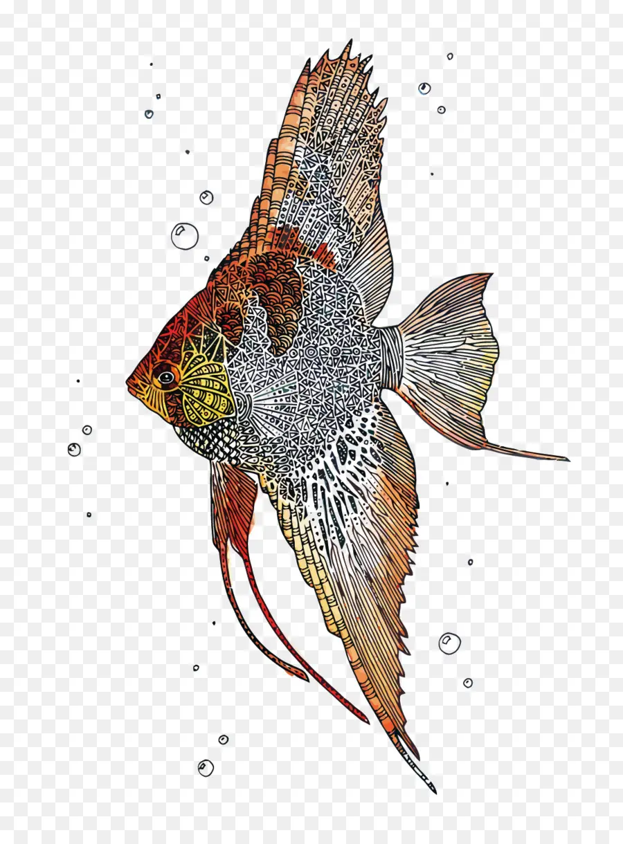 Angelfish，Kertas PNG