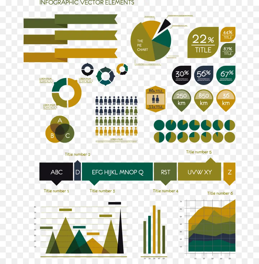 Elemen Infografis，Grafik PNG