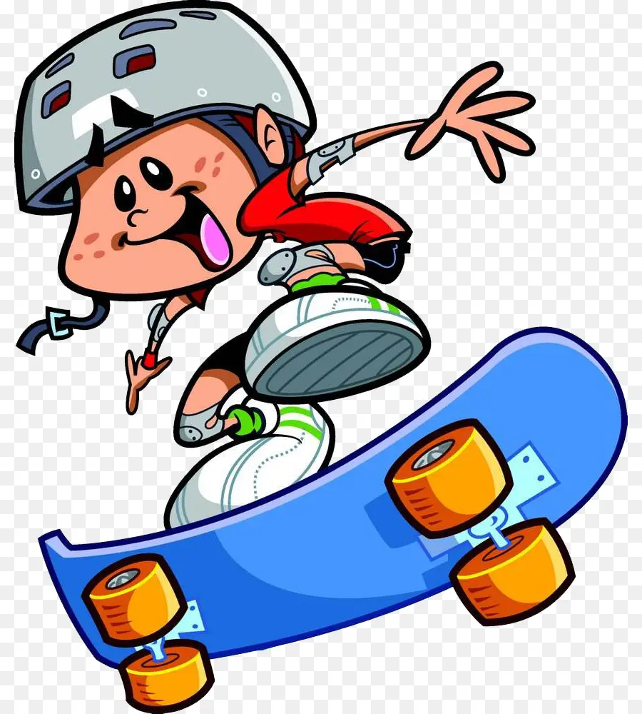Skateboard，Kartun PNG