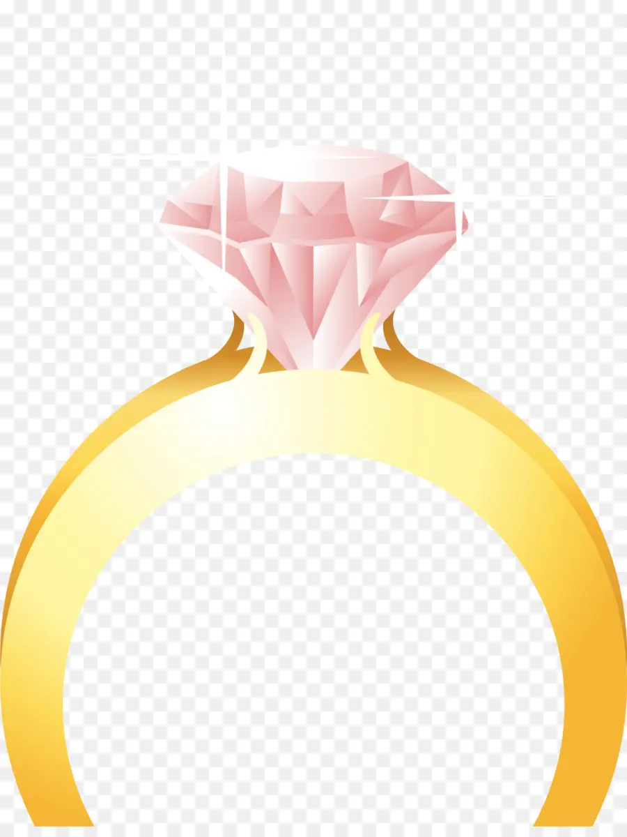 Cincin Berlian，Emas PNG