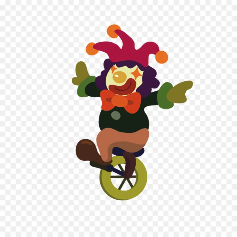 Badut Di Unicycle，Sirkus PNG