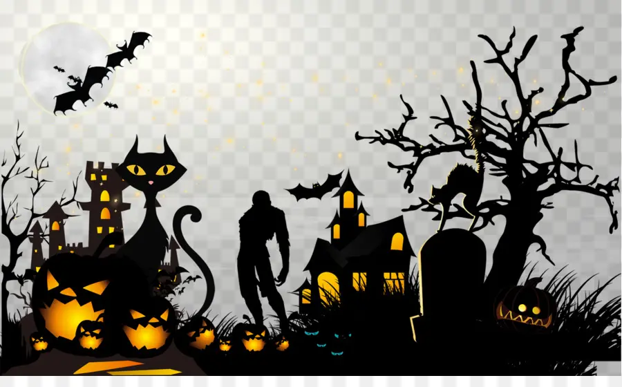 Adegan Halloween，Labu PNG