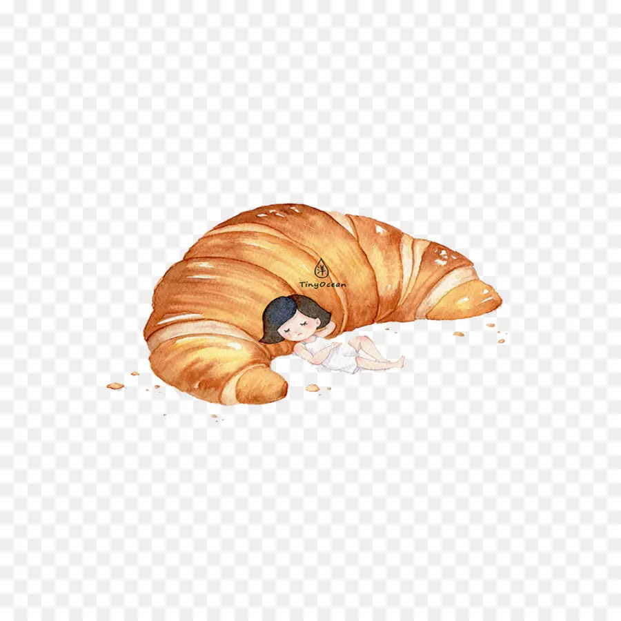 Croissant，Kue Kering PNG