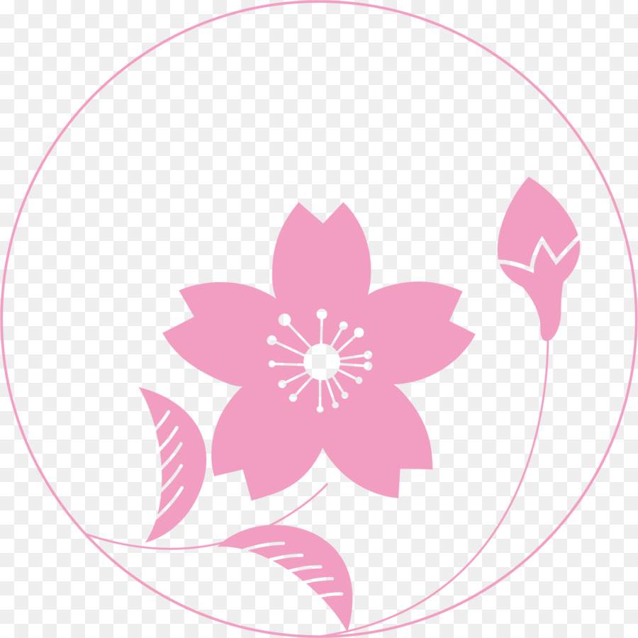 Sakura Kertas Label Gambar Png