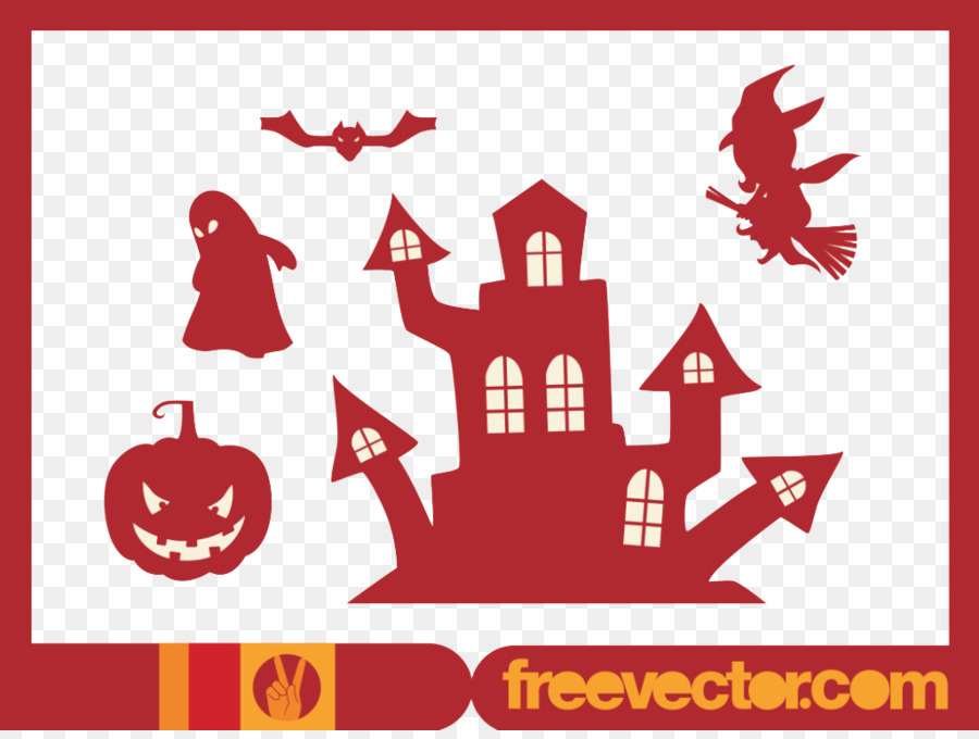 Halloween，Siluet PNG