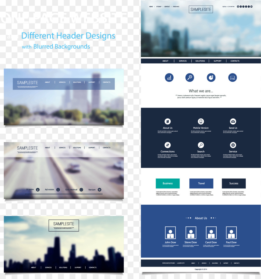 Web Template，Desain Web PNG