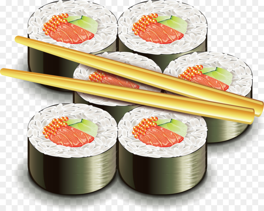 Sushi Gulung，Sumpit PNG