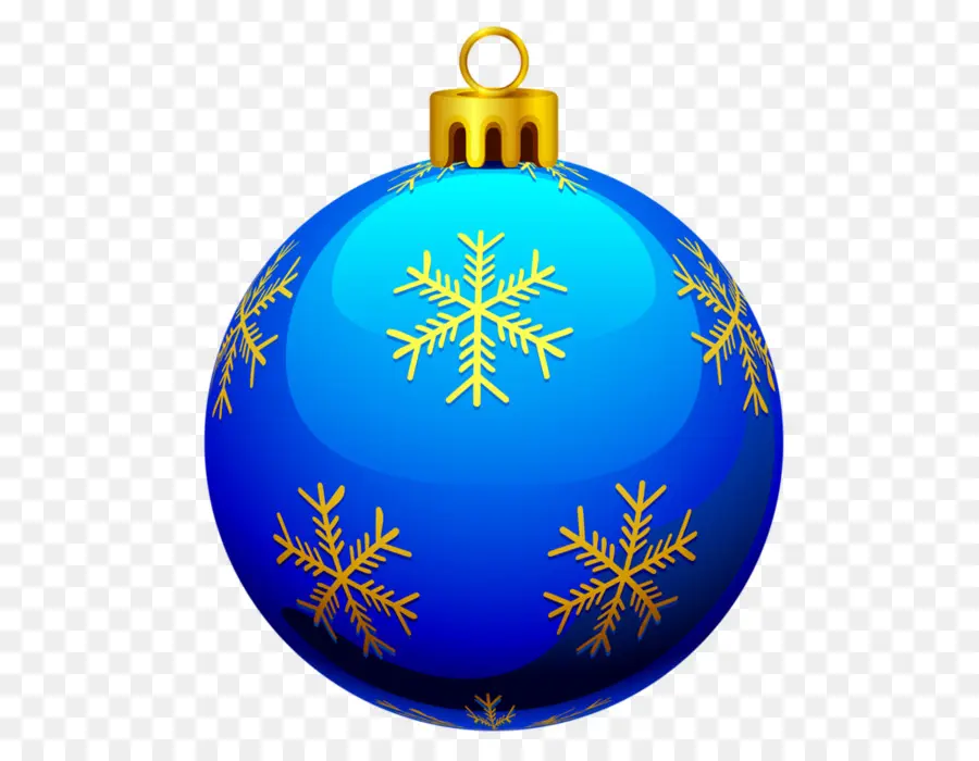 Ornamen Natal，Biru PNG