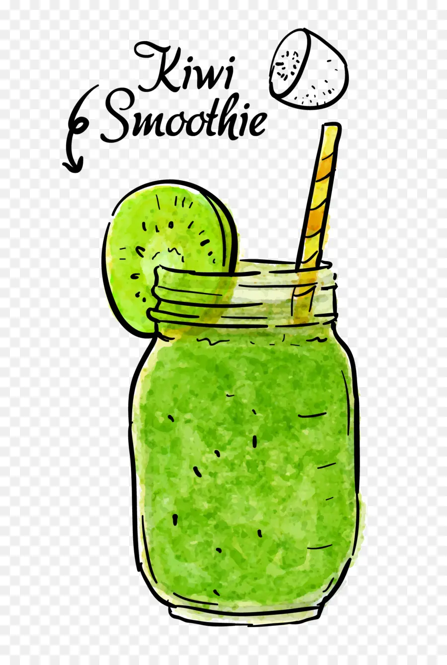 Smoothie Kiwi，Stoples Mason PNG