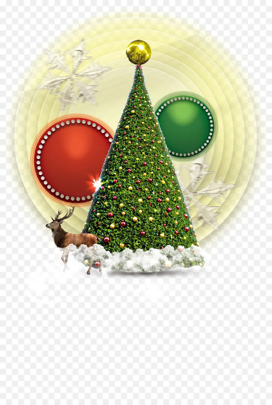 Ornamen Natal，Pohon Natal PNG