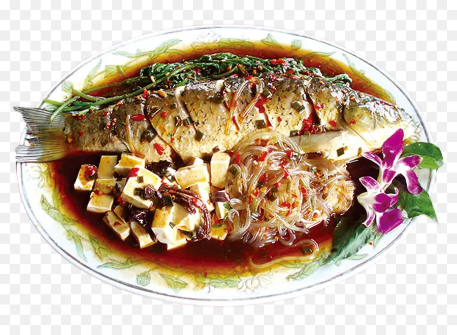 Ikan Yang Dimasak，Piring PNG