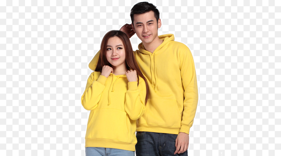 Hoodie Kuning，Pasangan PNG