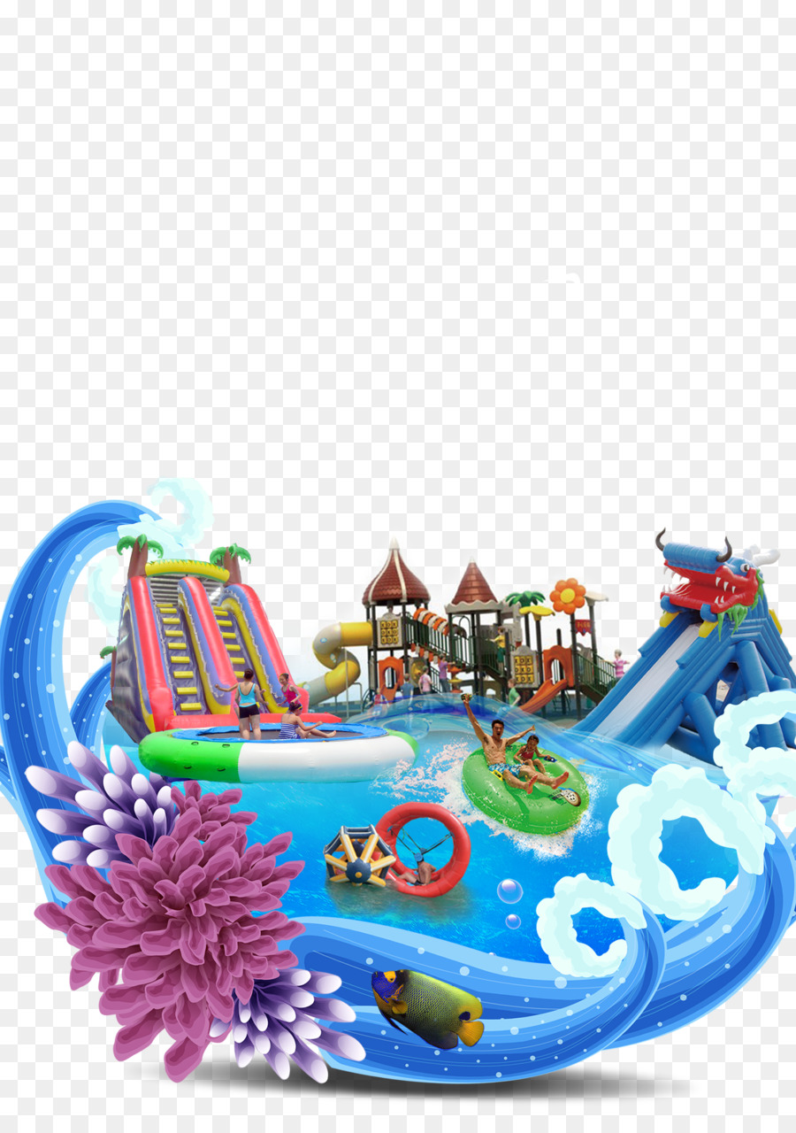 Taman Air，Slide PNG