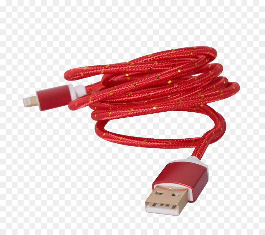 Kabel Usb，Merah PNG