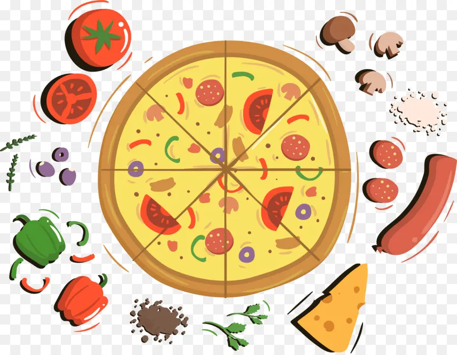 Pizza，Irisan PNG