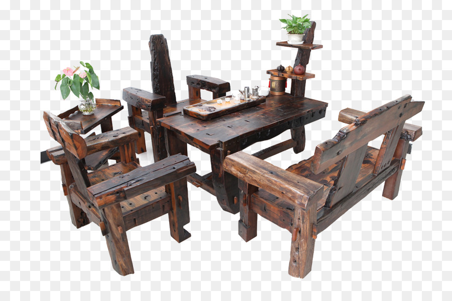 Furnitur Kayu，Meja PNG