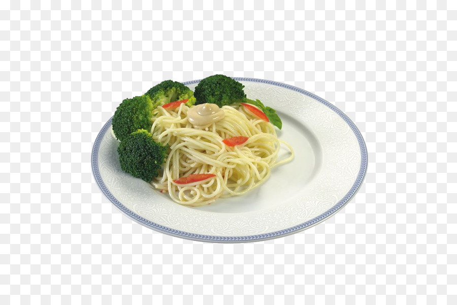 Spaghetti Dengan Bawang Putih Dan Minyak，Chow Mein PNG