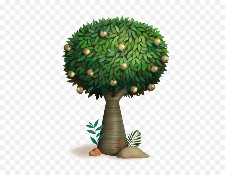 Pohon，Ilustrator PNG