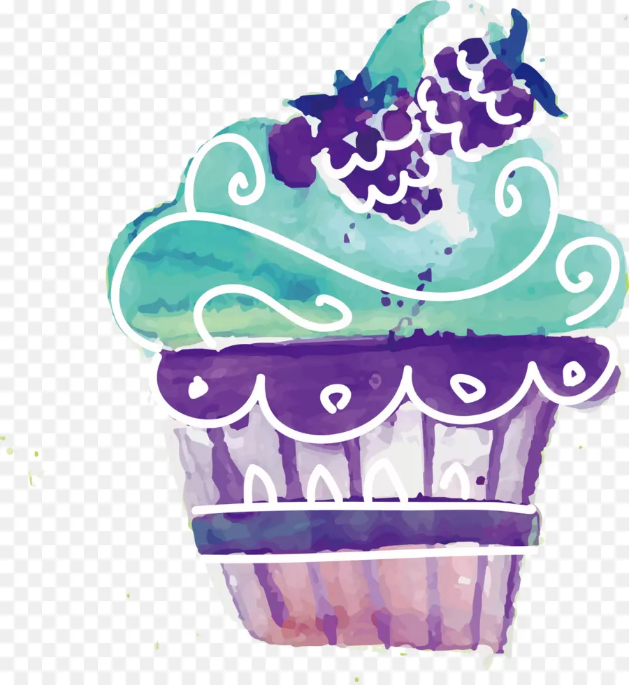 Cupcake，Kue Beludru Merah PNG