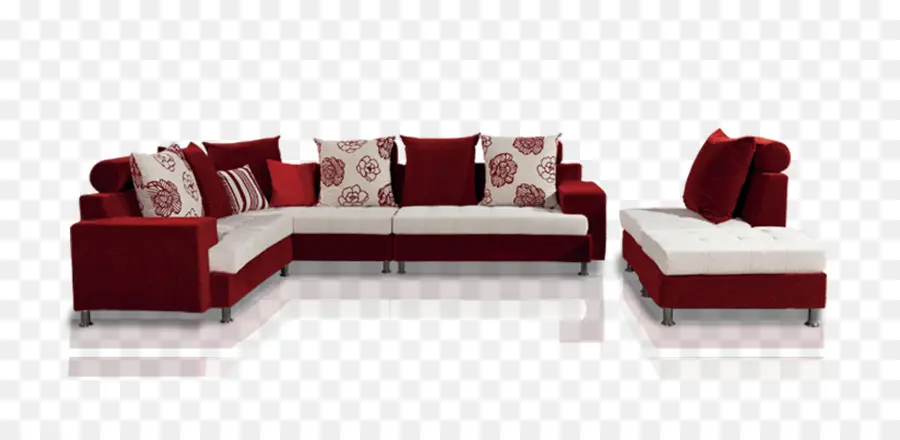 Sofa Coklat，Bantal PNG