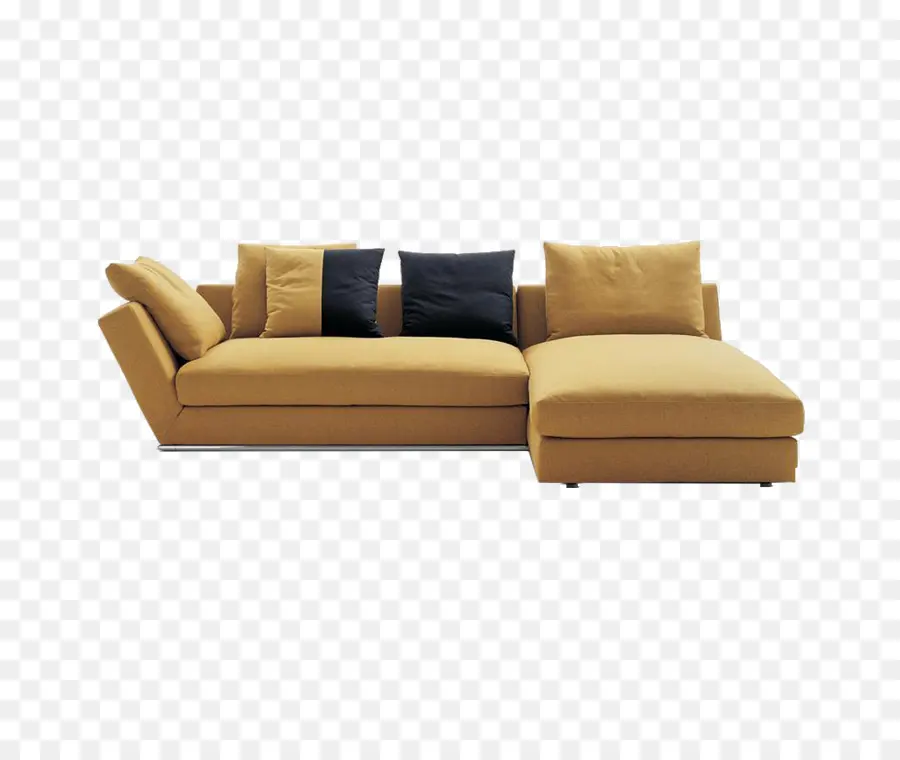 Sofa Bulat，Kuning PNG