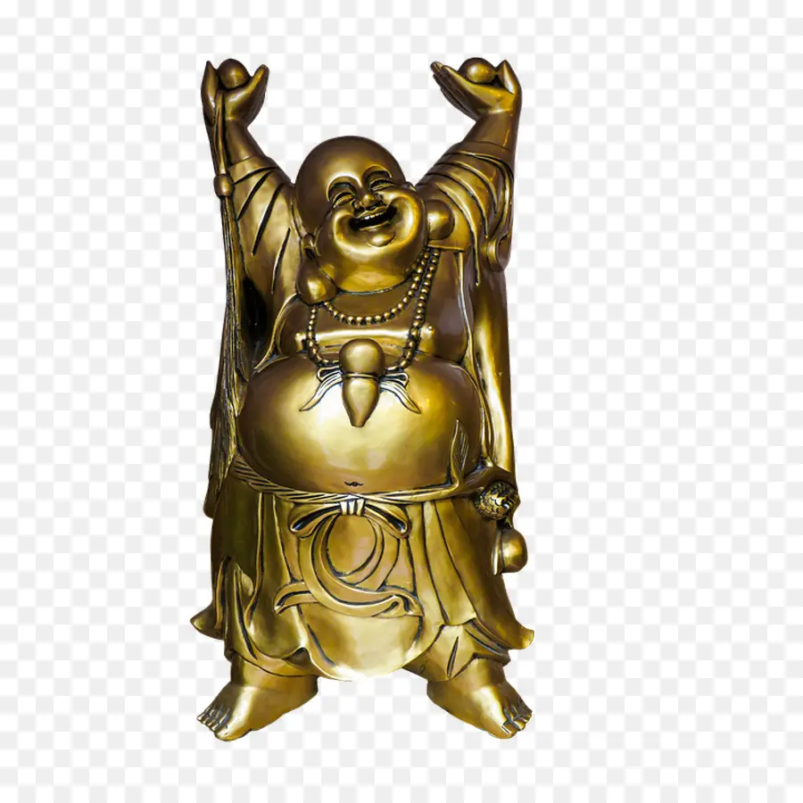 Golden Buddha，Patung PNG
