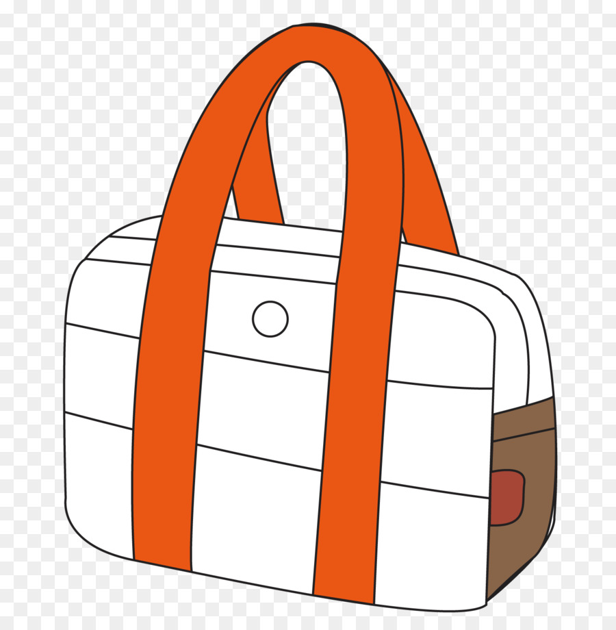 Tas Tangan Putih Dan Oranye，Mode PNG