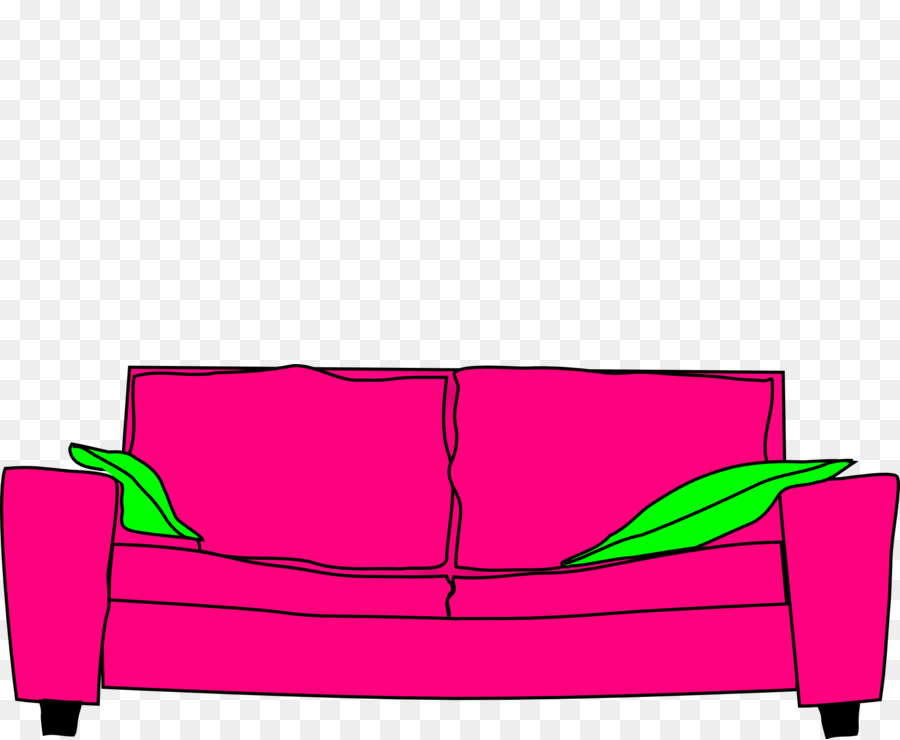 Sofa Merah Muda，Sofa PNG