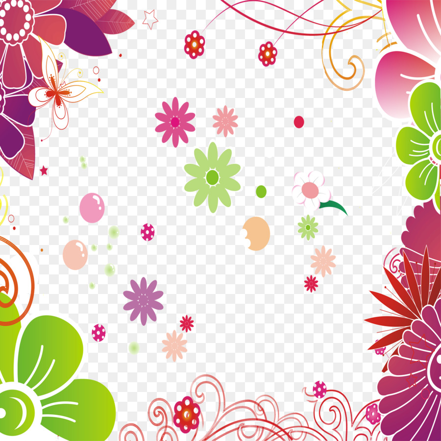 Cute Cartoon Flower Image - Natia Wallpapers