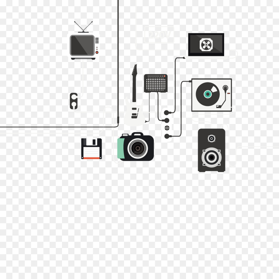 Kabel Listrik，Diagram Sirkuit PNG