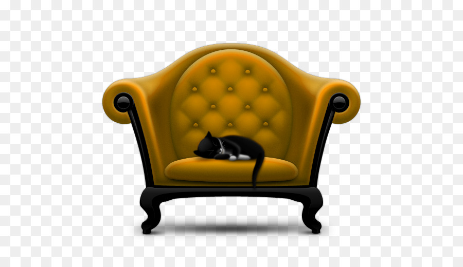 Kucing Di Sofa Kuning，Sofa PNG