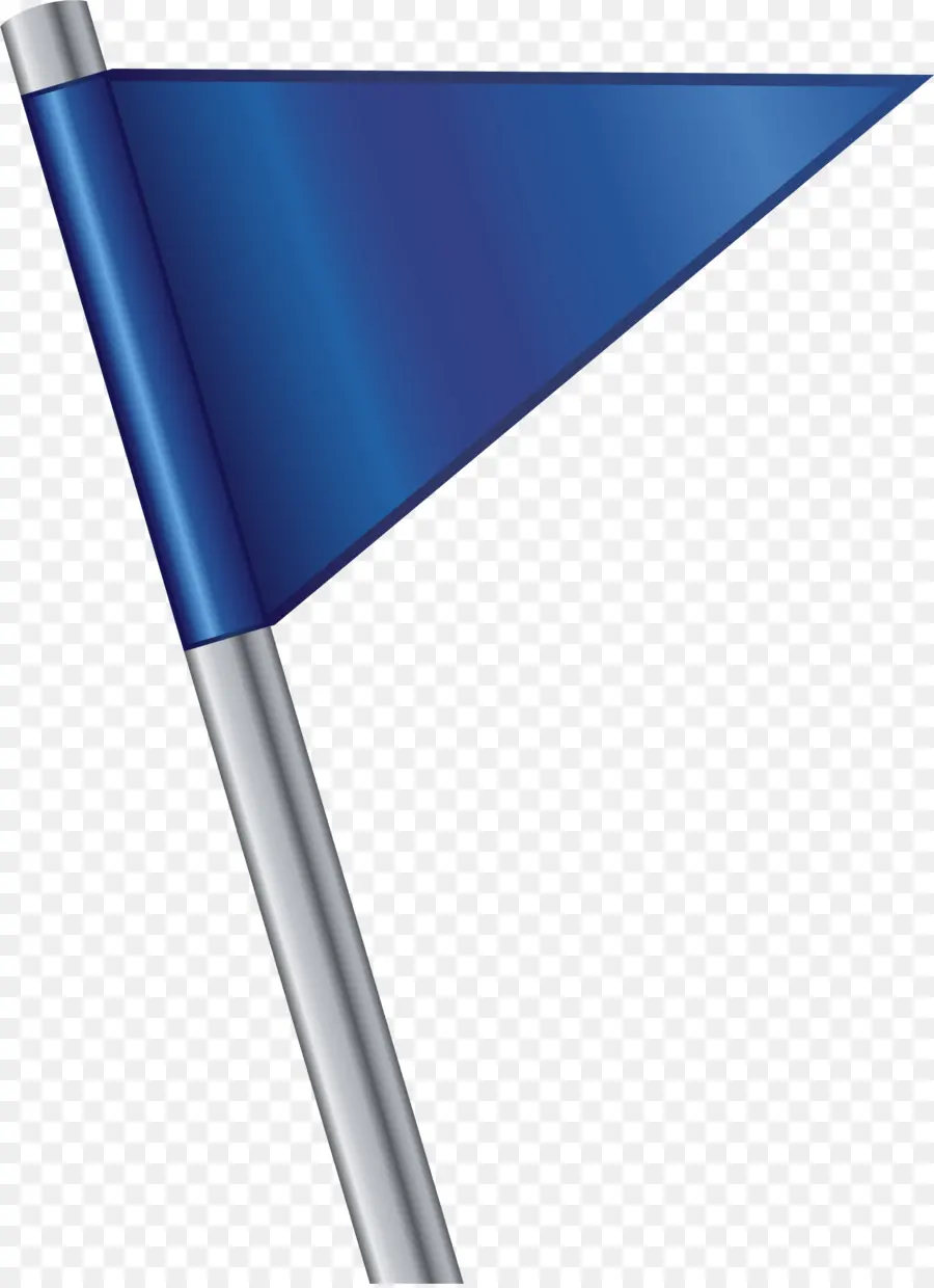 Bendera Biru，Segi Tiga PNG