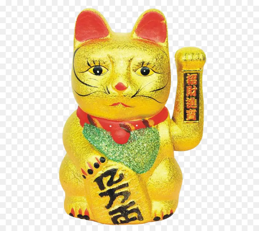 Maneki Neko Emas，Kucing PNG