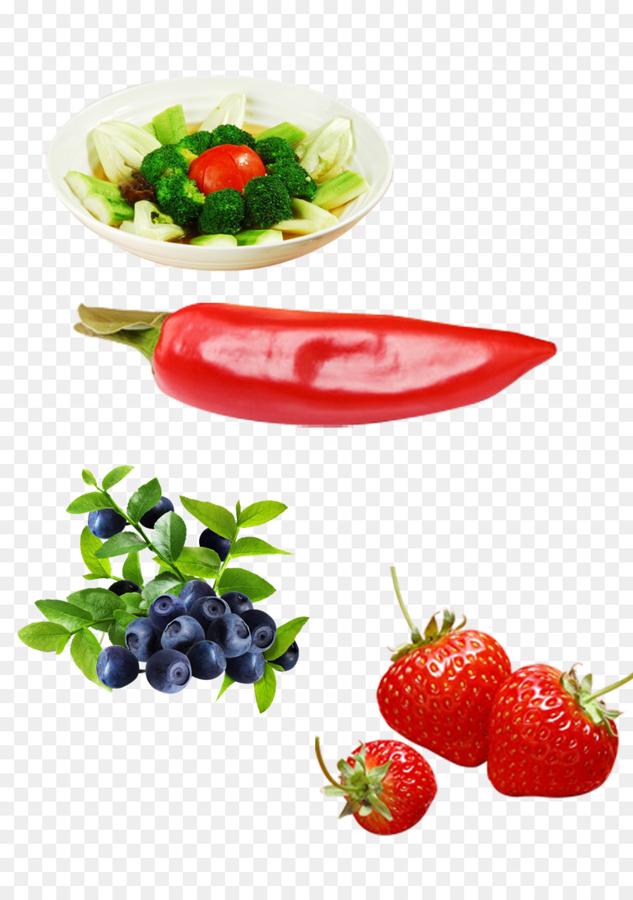 Stroberi，Blueberry PNG