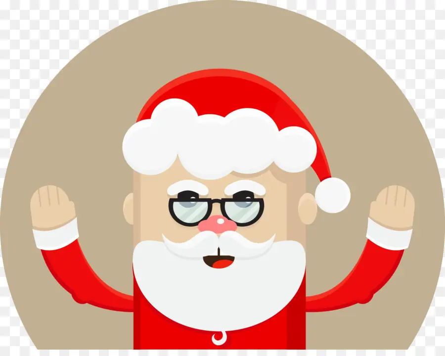 Santa Dengan Kacamata，Sinterklas PNG