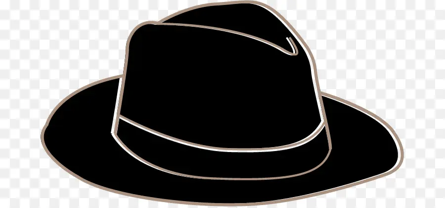 Topi Hitam，Fedora PNG