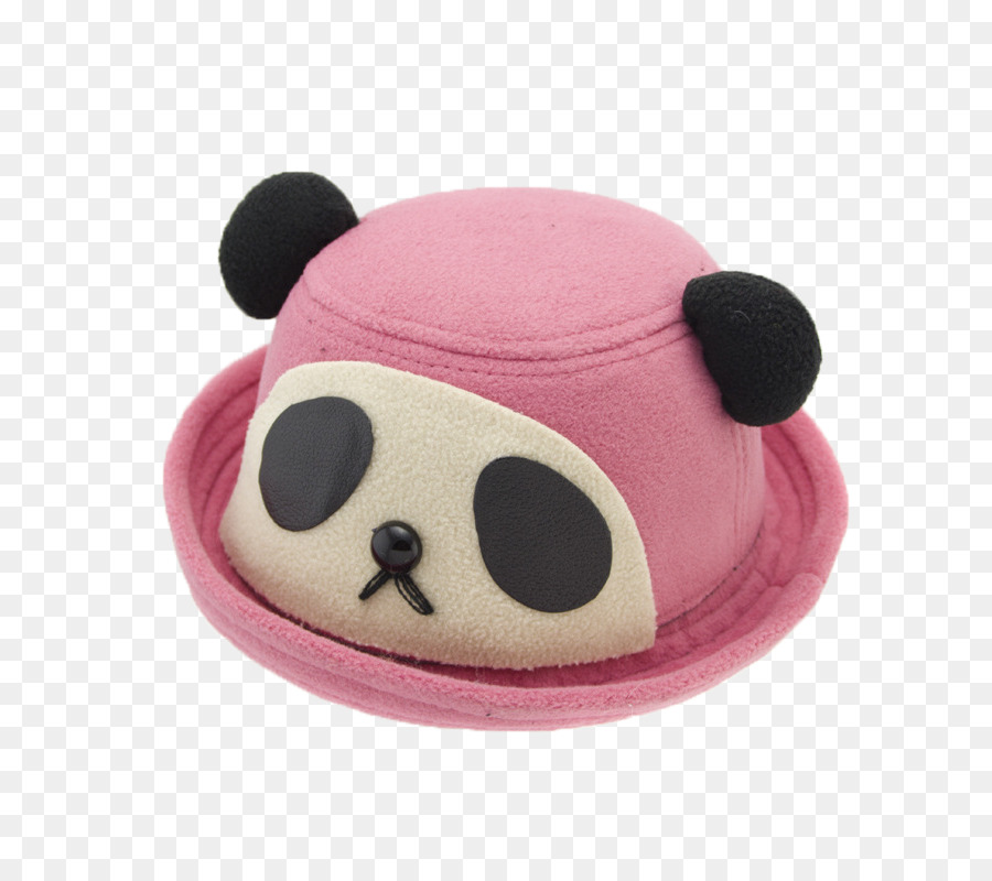 Topi Panda Merah Muda，Panda PNG