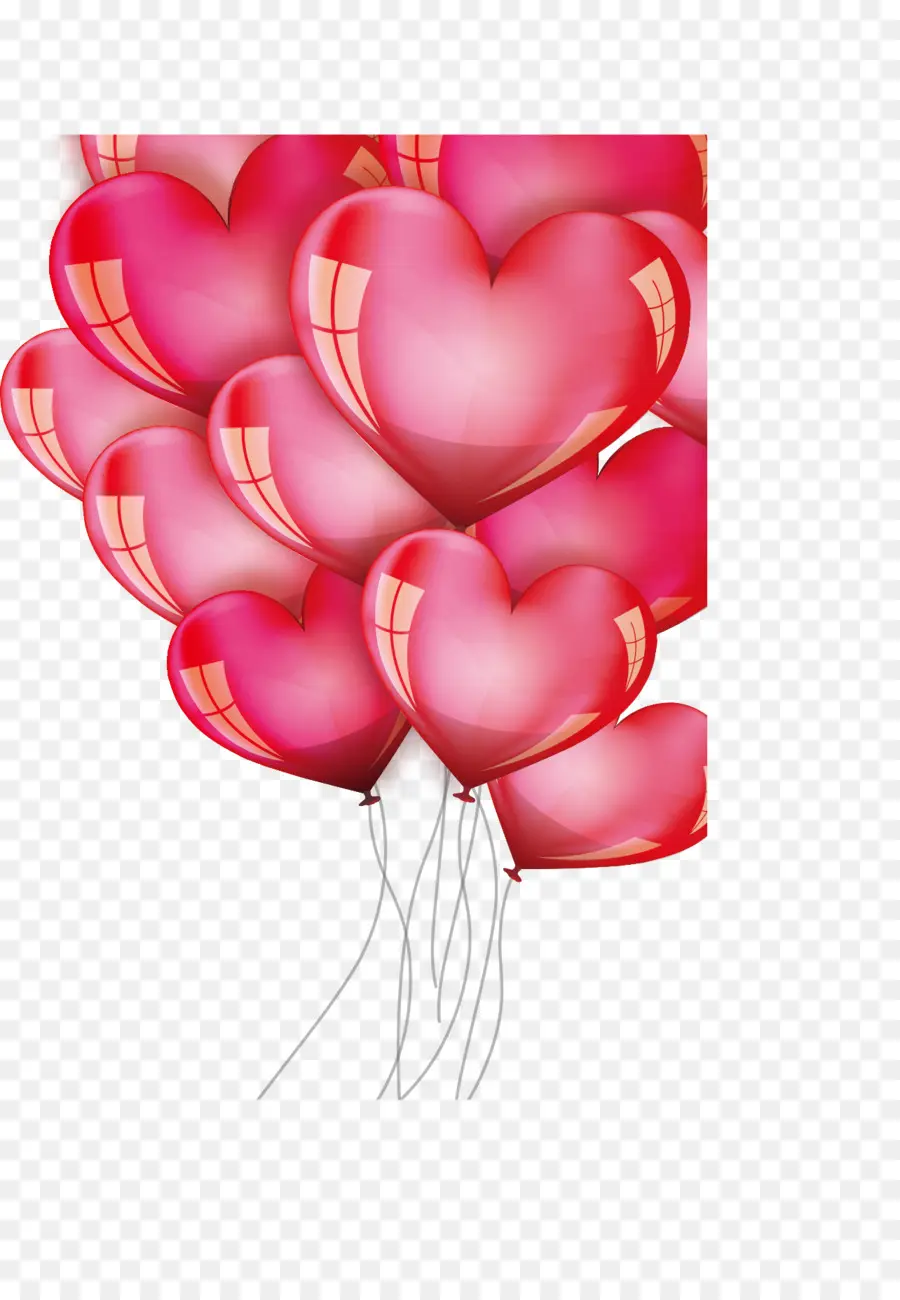 Jantung，Balon PNG