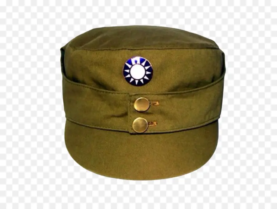 Topi Militer，Hijau PNG