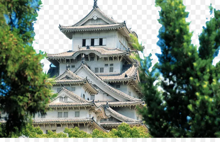 Kastil Himeji，Istana Osaka PNG