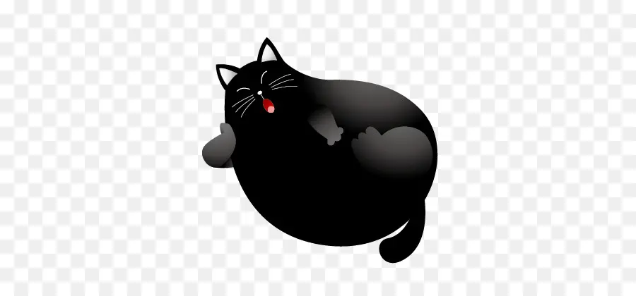 Kucing Hitam，Kartun PNG