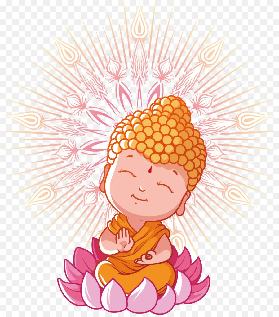 Agama Buddha，Kartun PNG