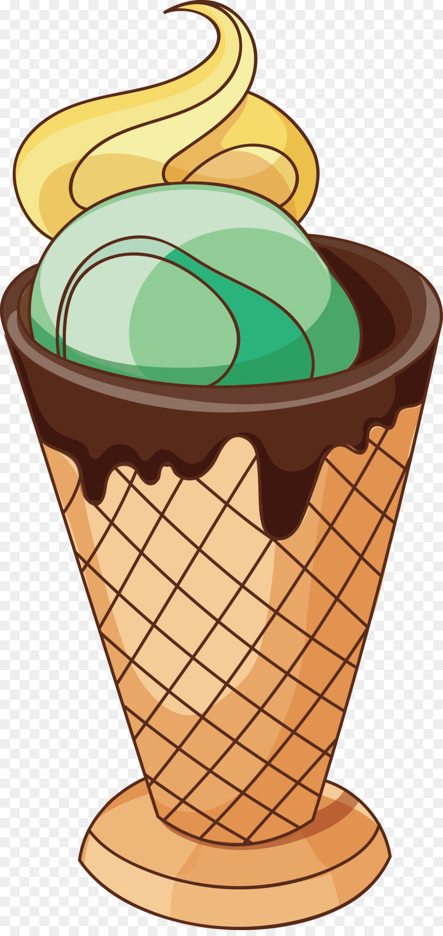 Es Krim，Kerucut PNG