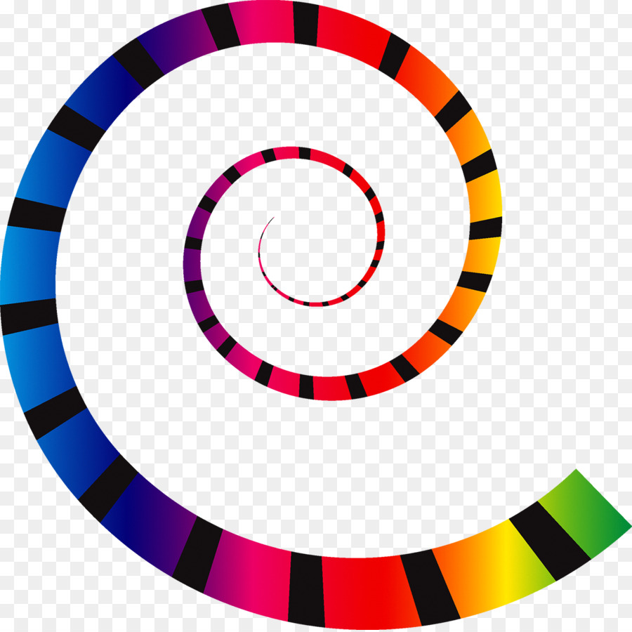 Spiral Berwarna Warni，Keramaian PNG